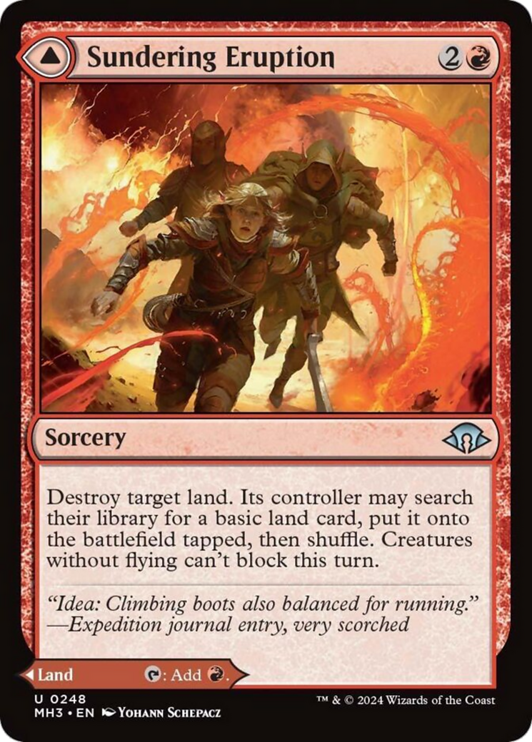 Sundering Eruption // Volcanic Fissure [Modern Horizons 3] | Grognard Games