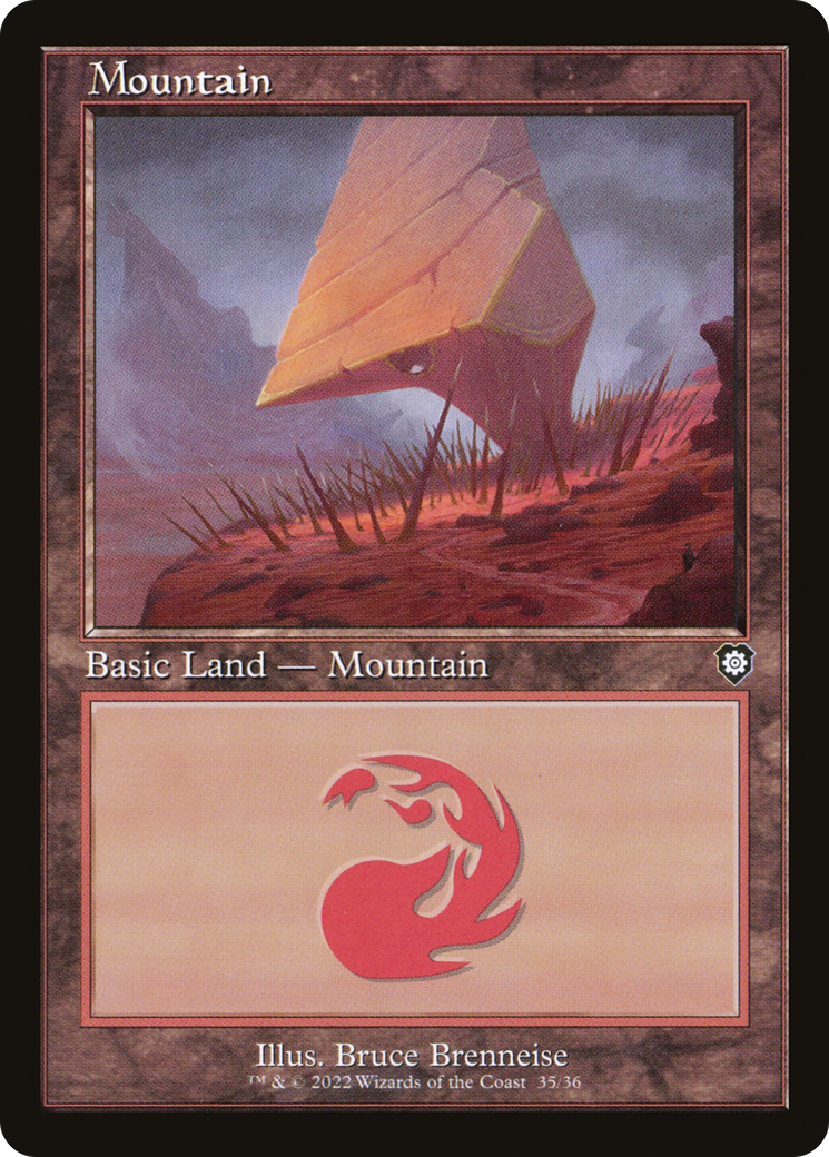 Mountain (035) (Retro) [The Brothers' War Commander] | Grognard Games