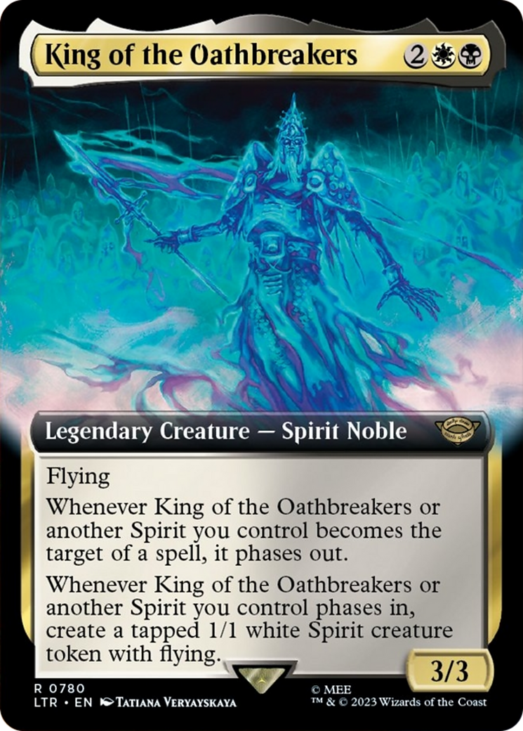 King of the Oathbreakers (Extended Art) (Surge Foil) [The Lord of the Rings: Tales of Middle-Earth] | Grognard Games