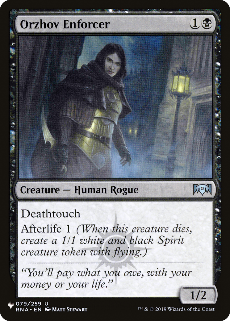 Orzhov Enforcer [The List] | Grognard Games