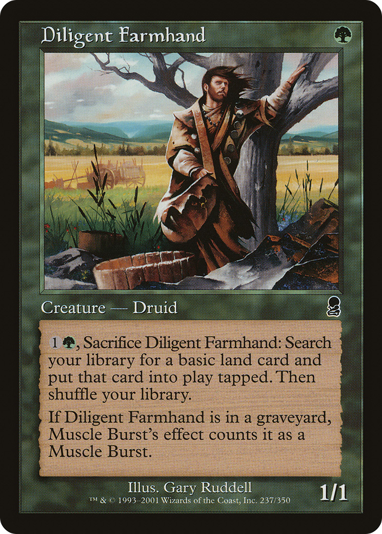 Diligent Farmhand (ODY-237) - Odyssey | Grognard Games