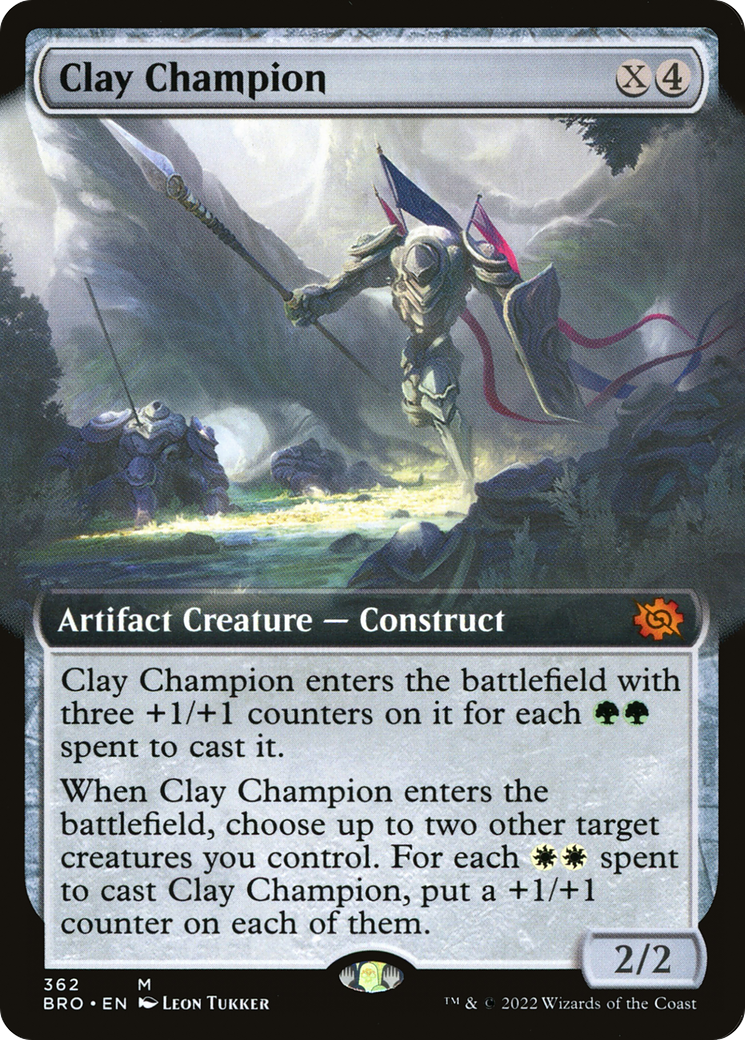 Clay Champion (Extended Art) [The Brothers' War] | Grognard Games