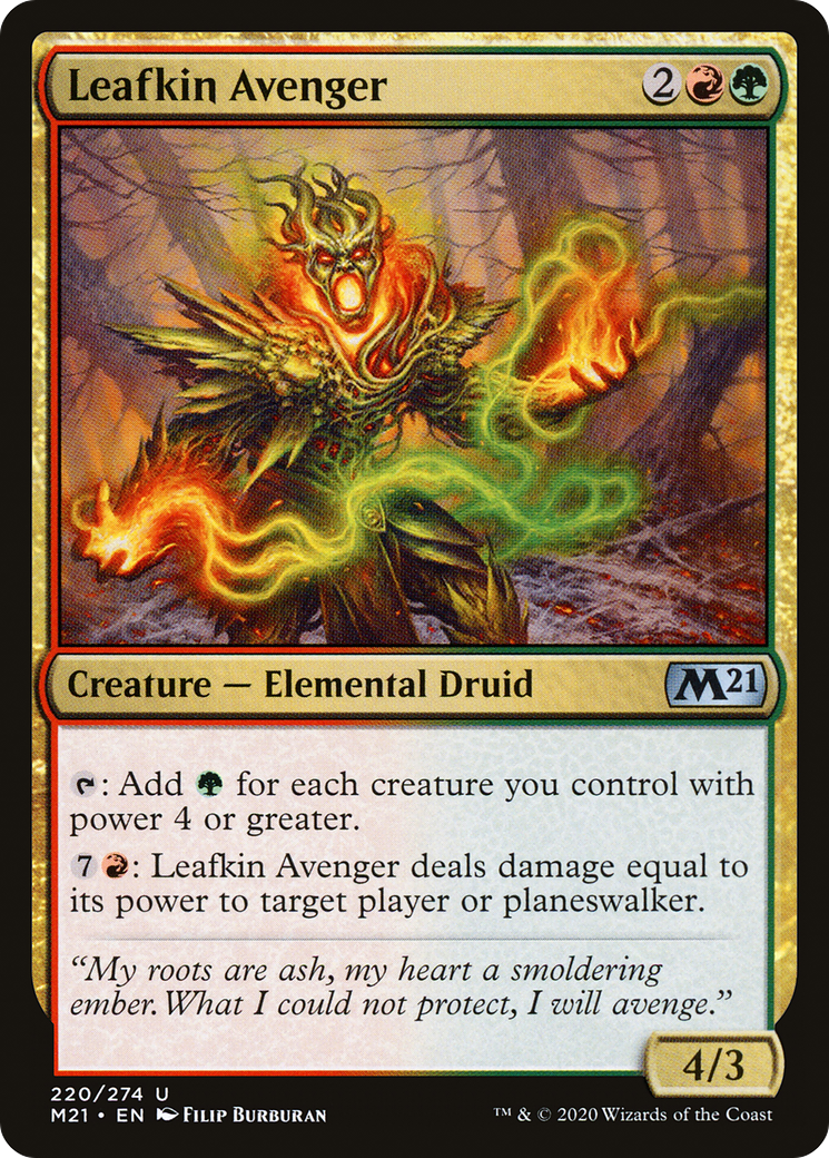 Leafkin Avenger (M21-220) - Core Set 2021 Foil | Grognard Games