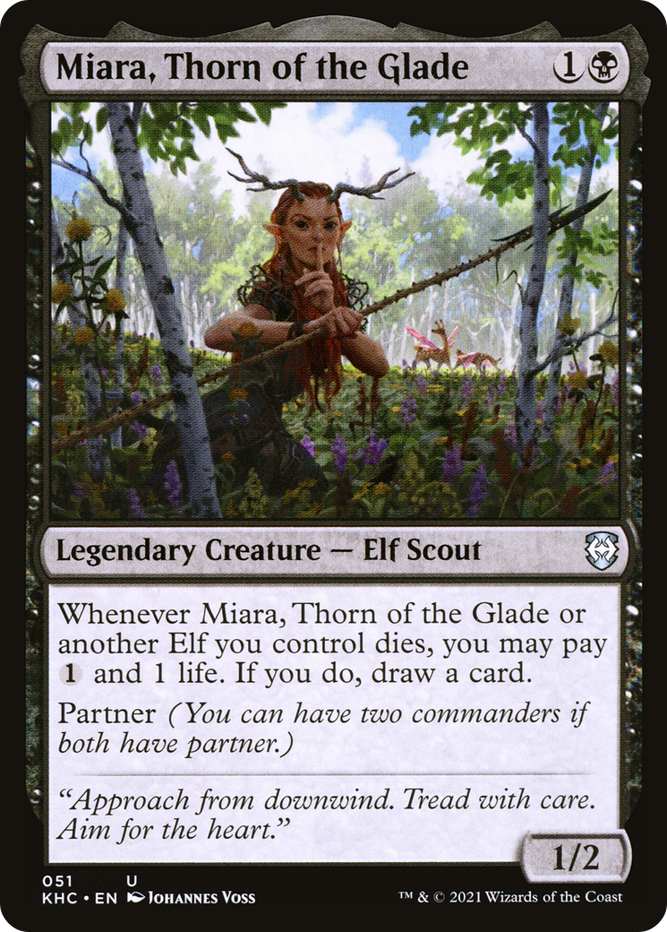 Miara, Thorn of the Glade [Kaldheim Commander] | Grognard Games