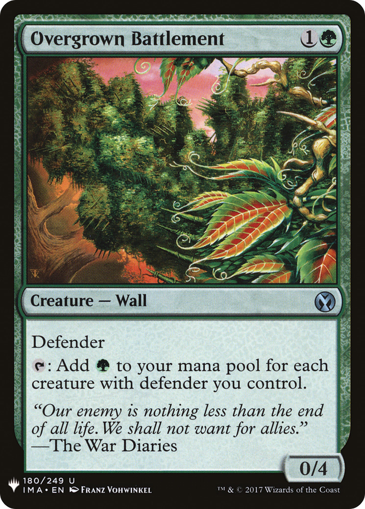 Overgrown Battlement [Mystery Booster] | Grognard Games
