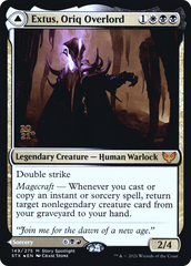 Extus, Oriq Overlord // Awaken the Blood Avatar [Strixhaven: School of Mages Prerelease Promos] | Grognard Games