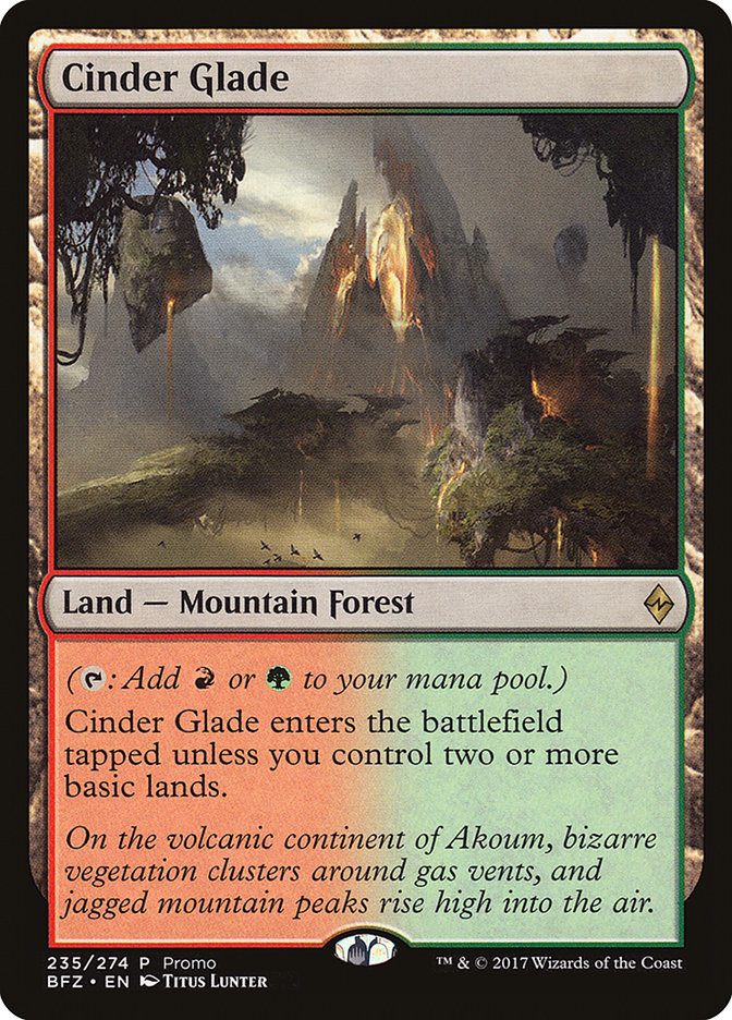 Cinder Glade (Promo) [Standard Showdown Promos] | Grognard Games