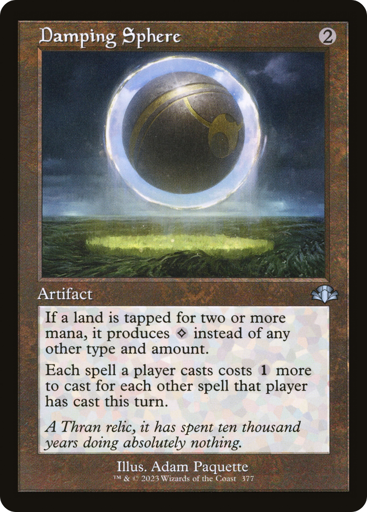 Damping Sphere (Retro) [Dominaria Remastered] | Grognard Games