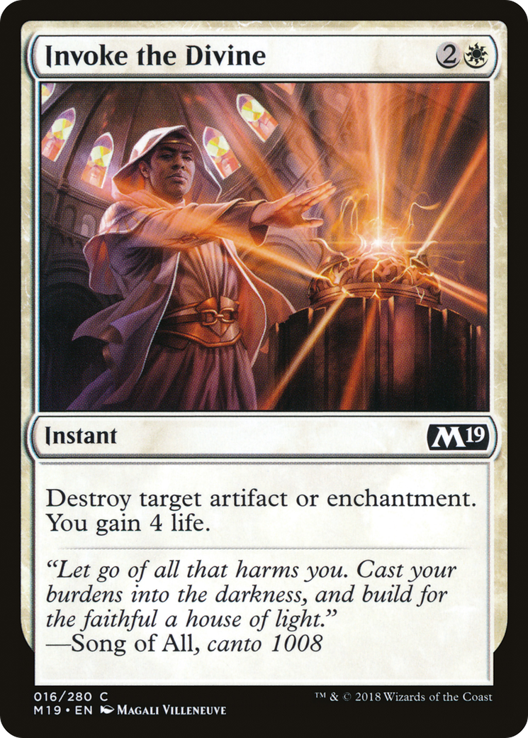 Invoke the Divine [Core Set 2019] | Grognard Games