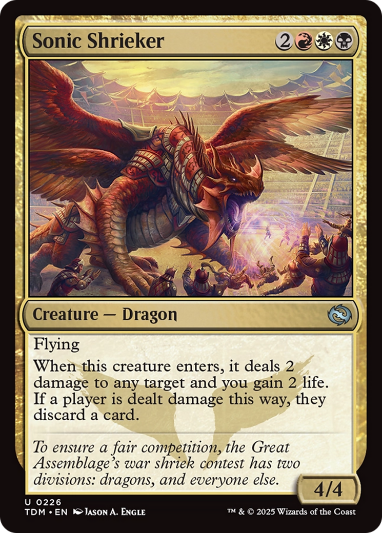 Sonic Shrieker [Tarkir: Dragonstorm] | Grognard Games