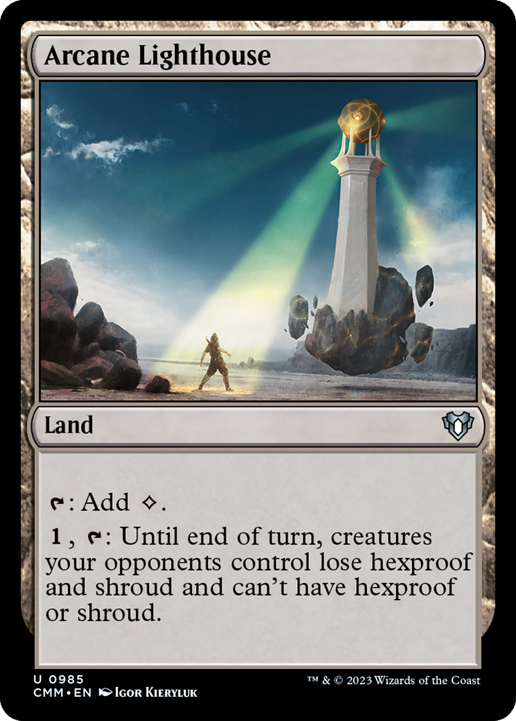 Arcane Lighthouse [Commander Masters] | Grognard Games