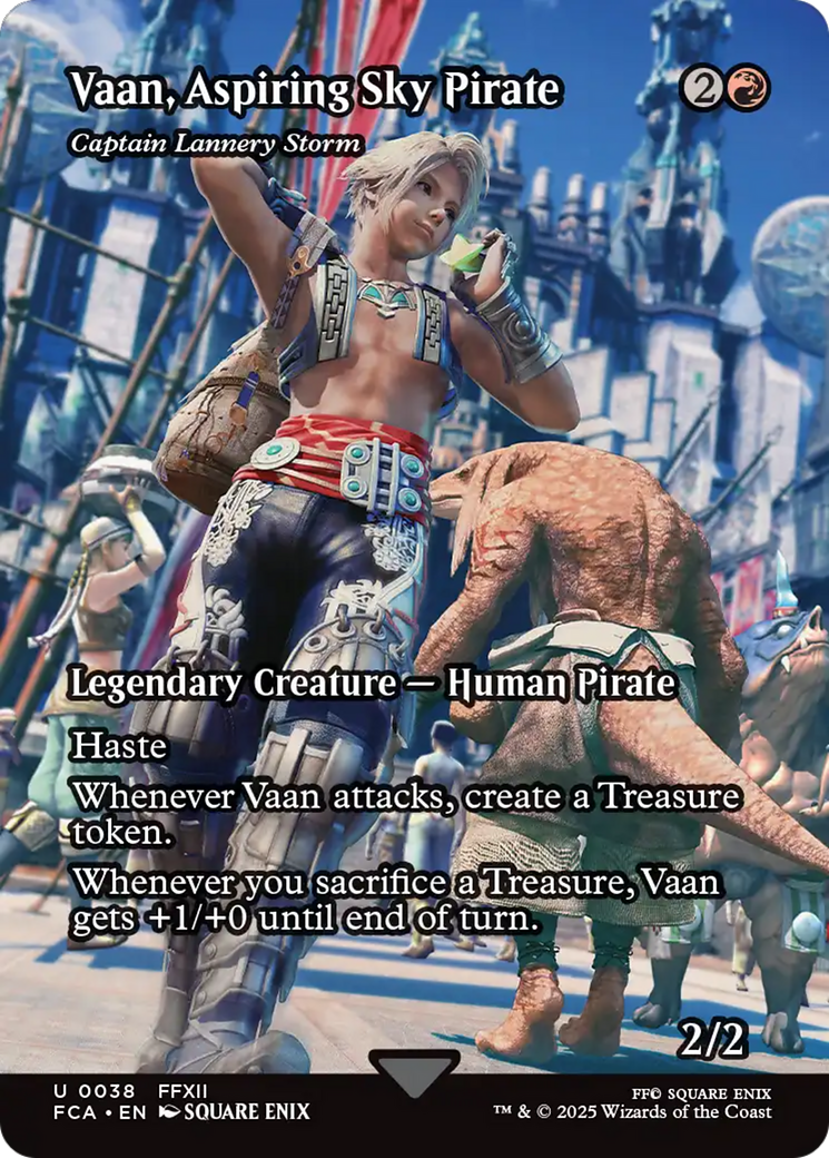 Vaan, Aspiring Sky Pirate - Captain Lannery Storm (Showcase) (FCA-038) - FINAL FANTASY: Through the Ages Foil | Grognard Games