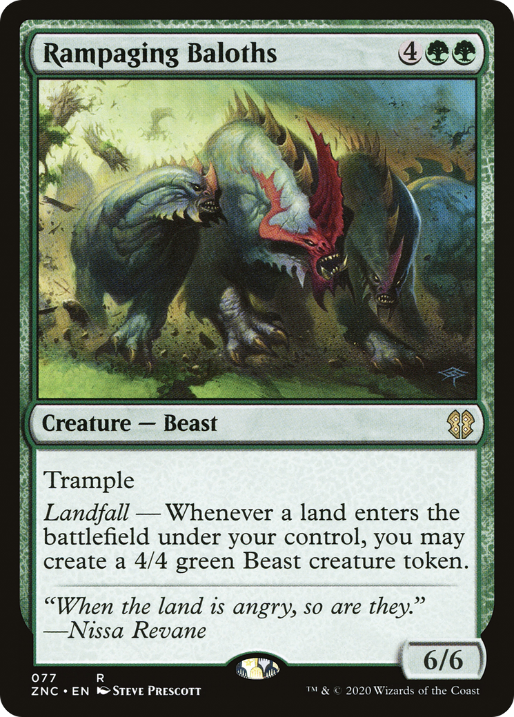 Rampaging Baloths [Zendikar Rising Commander] | Grognard Games