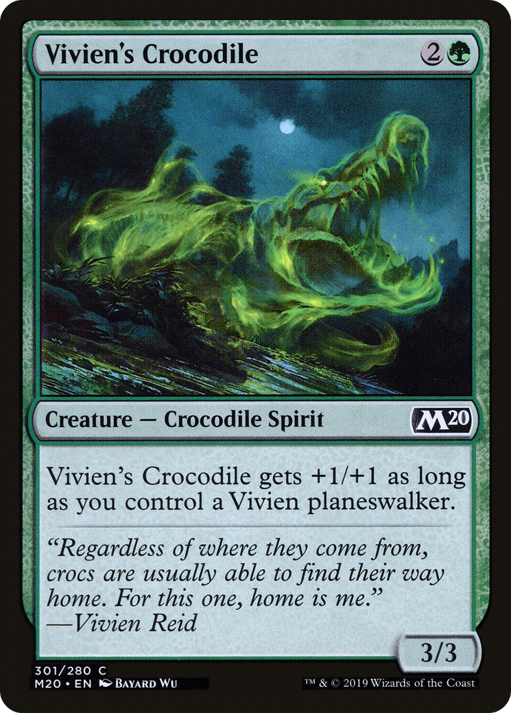 Vivien's Crocodile [Core Set 2020] | Grognard Games