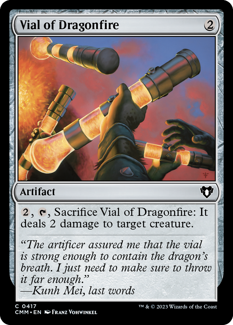 Vial of Dragonfire [Commander Masters] | Grognard Games