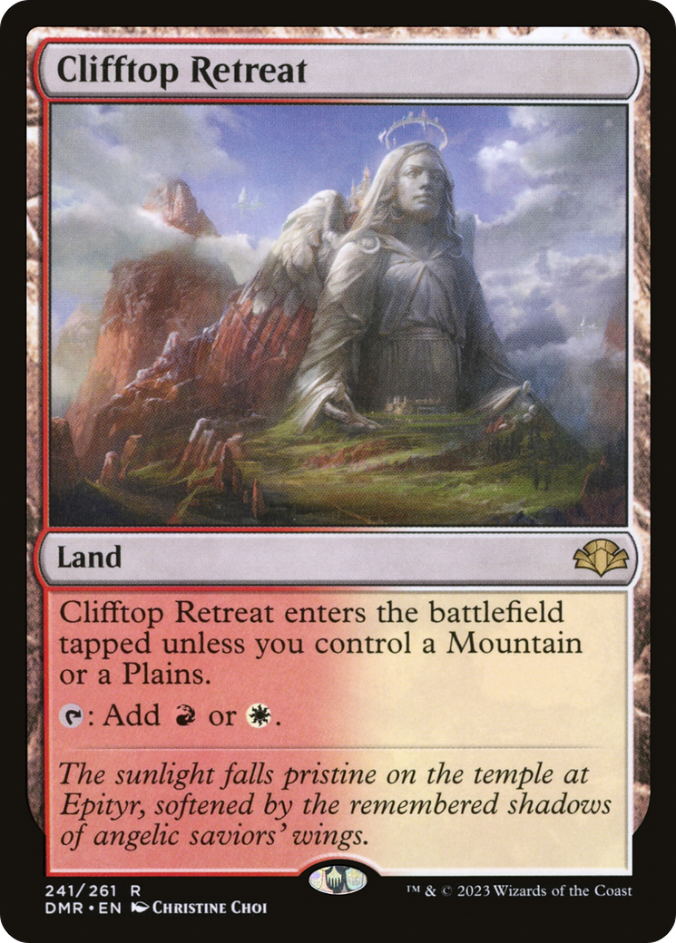 Clifftop Retreat [Dominaria Remastered] | Grognard Games