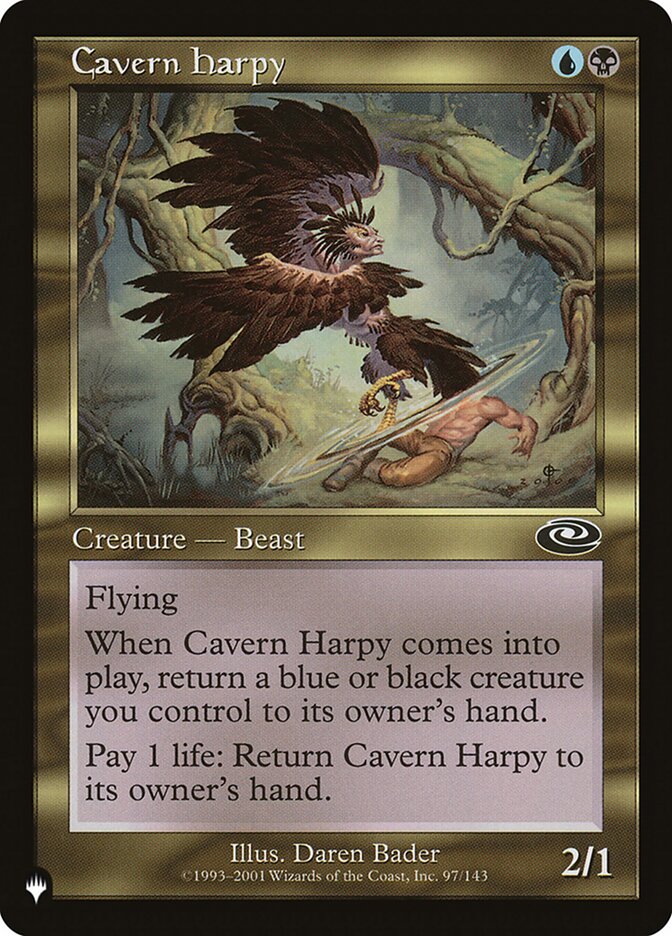 Cavern Harpy [The List] | Grognard Games