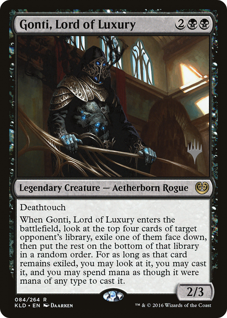 Gonti, Lord of Luxury (Promo Pack) [Kaladesh Promos] | Grognard Games