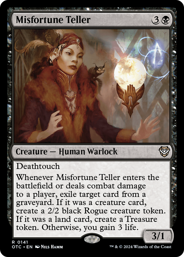 Misfortune Teller [Outlaws of Thunder Junction Commander] | Grognard Games