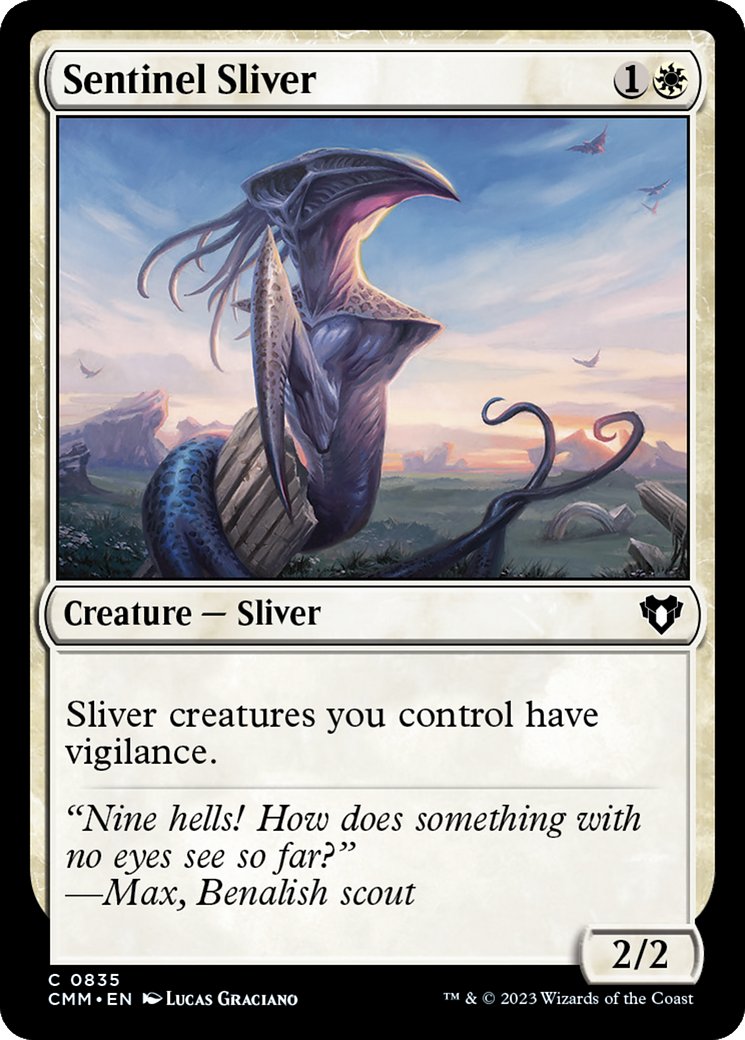 Sentinel Sliver [Commander Masters] | Grognard Games