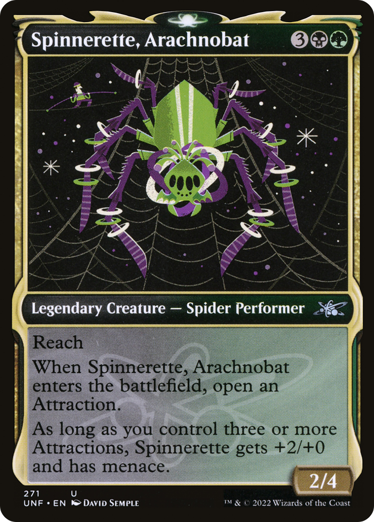 Spinnerette, Arachnobat (Showcase) [Unfinity] | Grognard Games