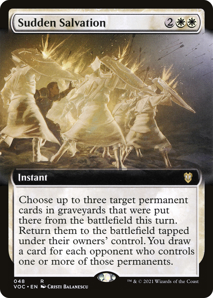 Sudden Salvation (Extended) [Innistrad: Crimson Vow Commander] | Grognard Games