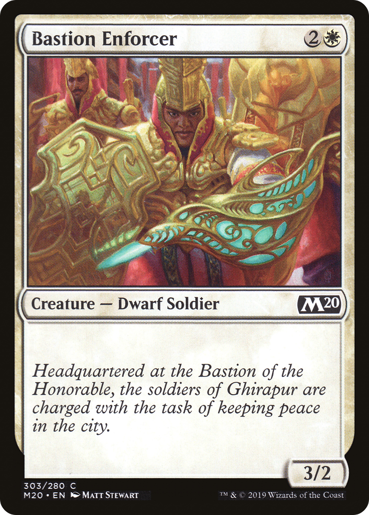 Bastion Enforcer [Core Set 2020] | Grognard Games