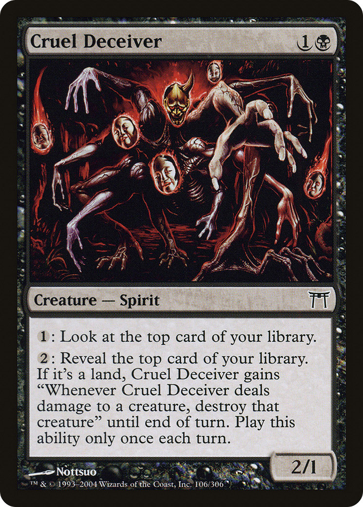 Cruel Deceiver [Champions of Kamigawa] | Grognard Games