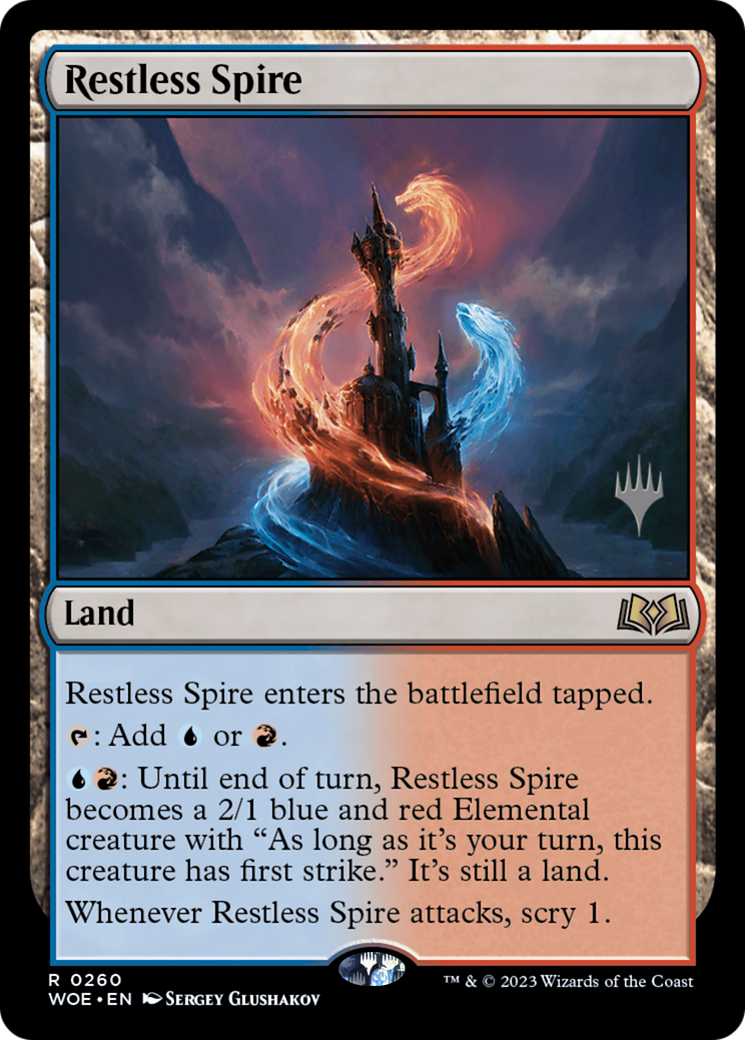 Restless Spire (Promo Pack) [Wilds of Eldraine Promos] | Grognard Games
