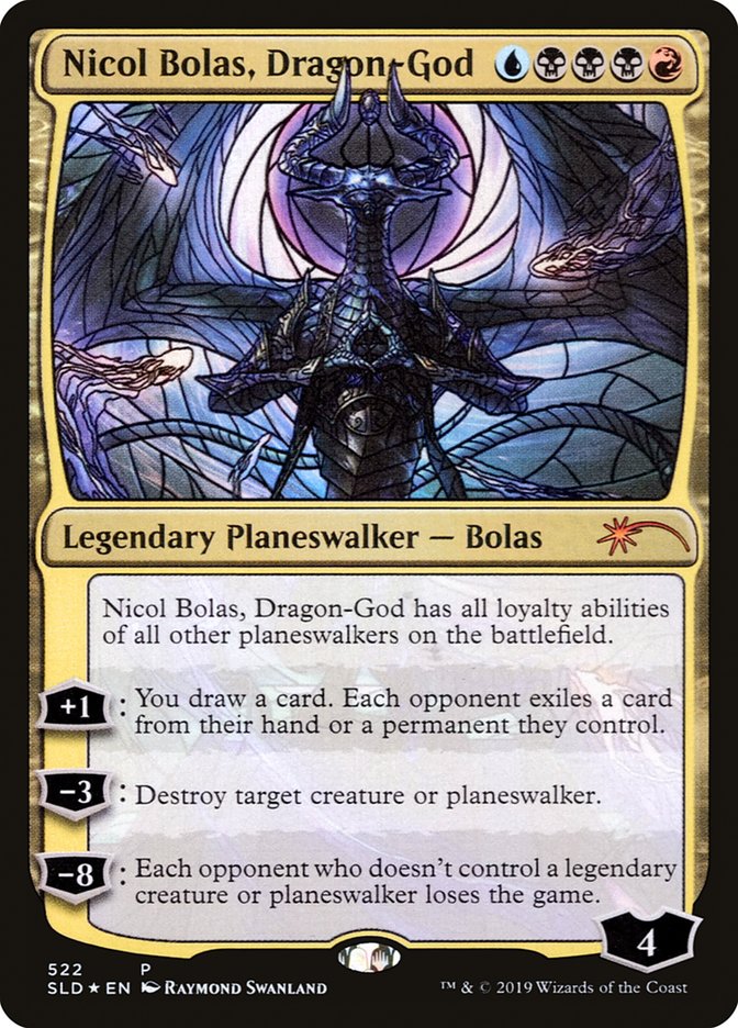 Nicol Bolas, Dragon-God (Stained Glass) [Secret Lair Drop Promos] | Grognard Games