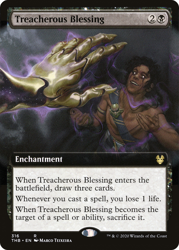 Treacherous Blessing (Extended) [Theros Beyond Death] | Grognard Games