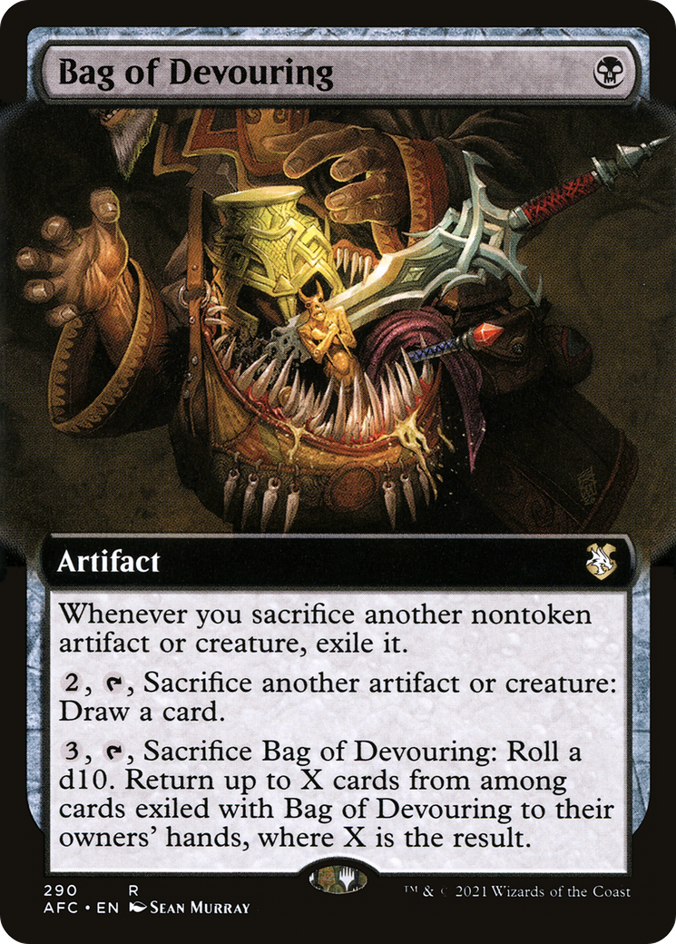 Bag of Devouring (Extended) [Dungeons & Dragons: Adventures in the Forgotten Realms Commander] | Grognard Games