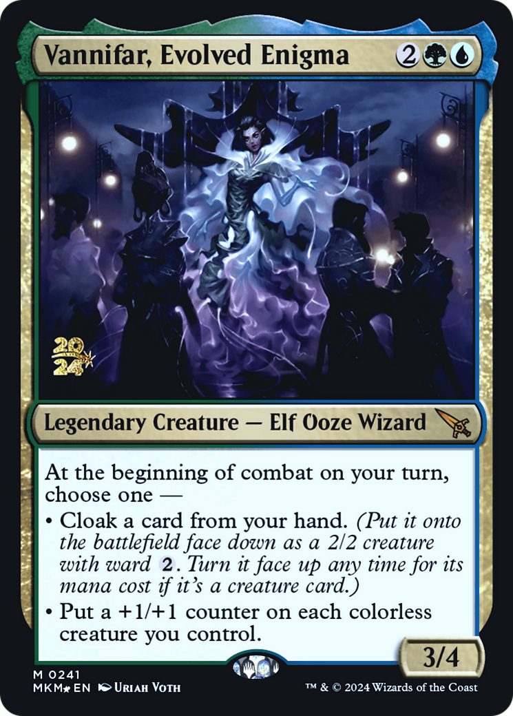 Vannifar, Evolved Enigma [Murders at Karlov Manor Prerelease Promos] | Grognard Games