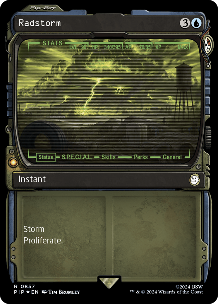 Radstorm (Showcase) (Surge Foil) [Fallout] | Grognard Games