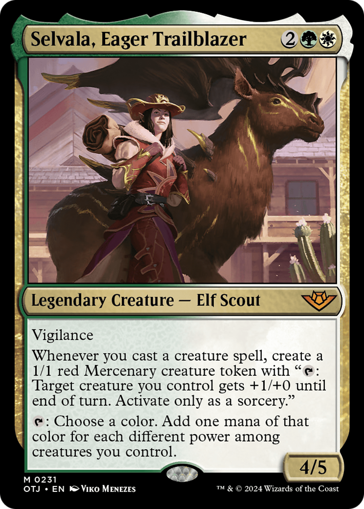Selvala, Eager Trailblazer [Outlaws of Thunder Junction] | Grognard Games