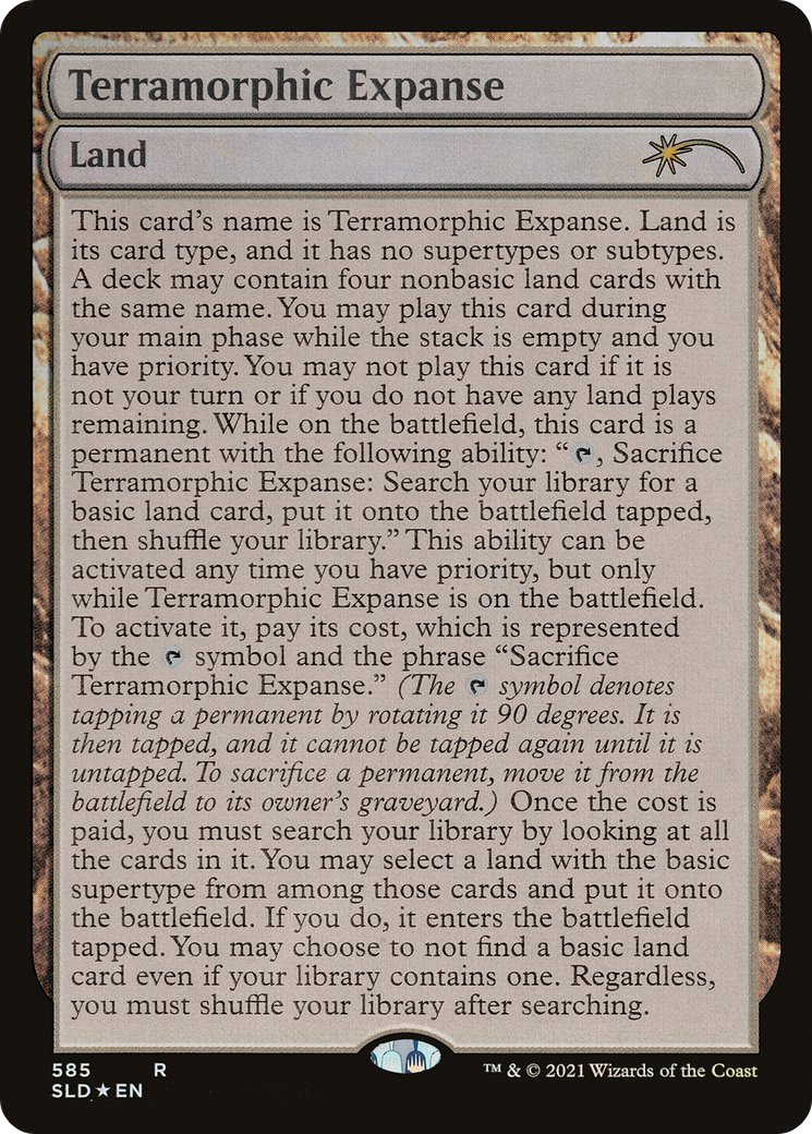 Terramorphic Expanse (Full Text) [Secret Lair Drop Promos] | Grognard Games