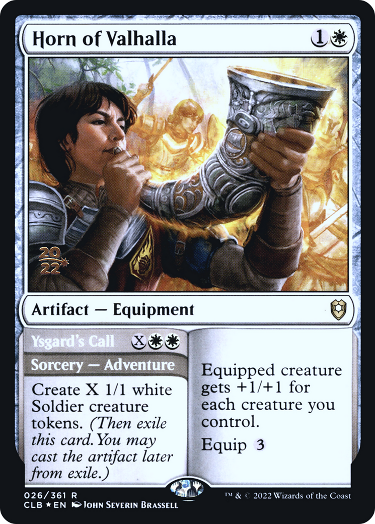 Horn of Valhalla // Ysgard's Call [Commander Legends: Battle for Baldur's Gate Prerelease Promos] | Grognard Games