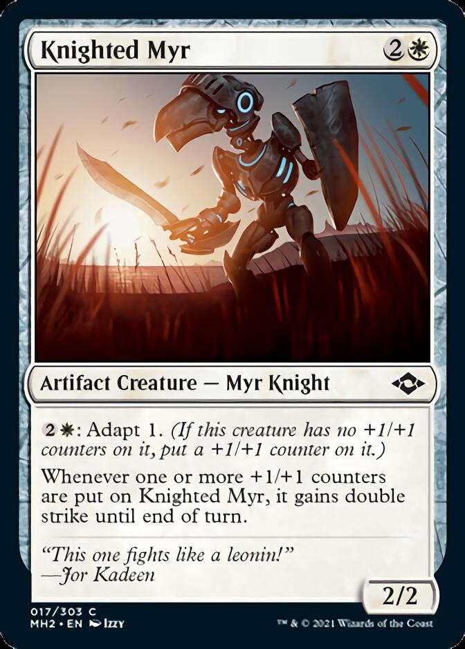 Knighted Myr [Modern Horizons 2] | Grognard Games