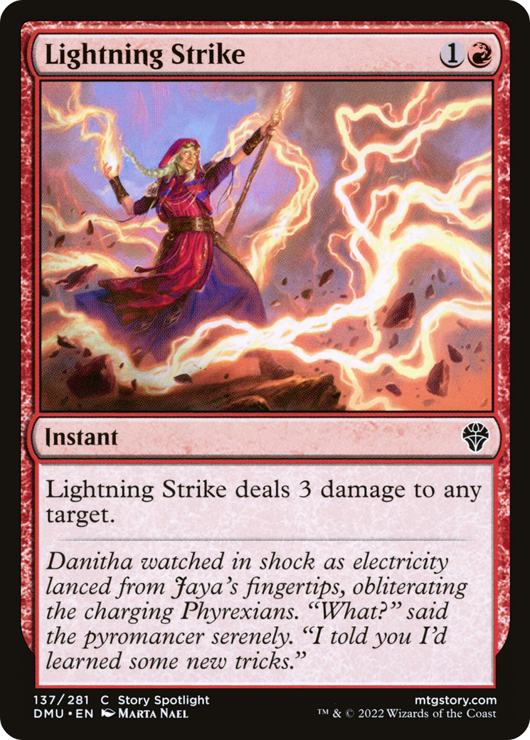Lightning Strike (DMU-137) - Dominaria United | Grognard Games