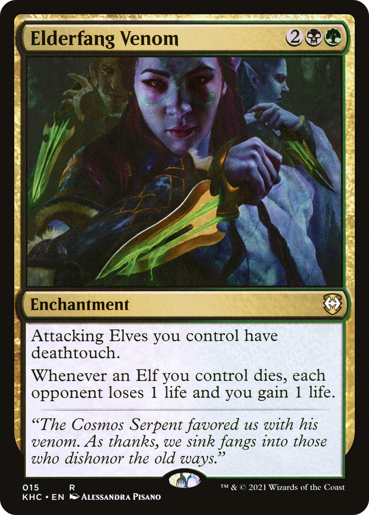Elderfang Venom [Kaldheim Commander] | Grognard Games