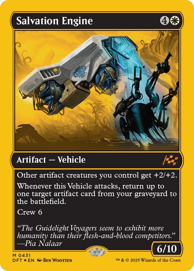 Salvation Engine (First-Place Foil) [Aetherdrift] | Grognard Games