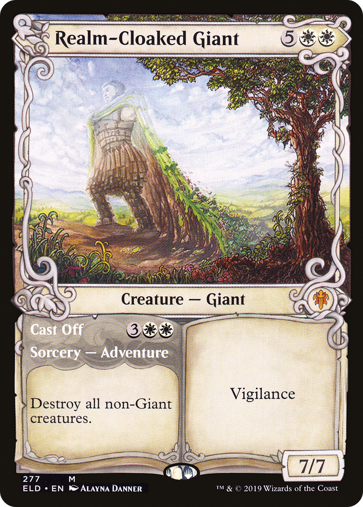 Realm-Cloaked Giant // Cast Off (Showcase) [Throne of Eldraine] | Grognard Games