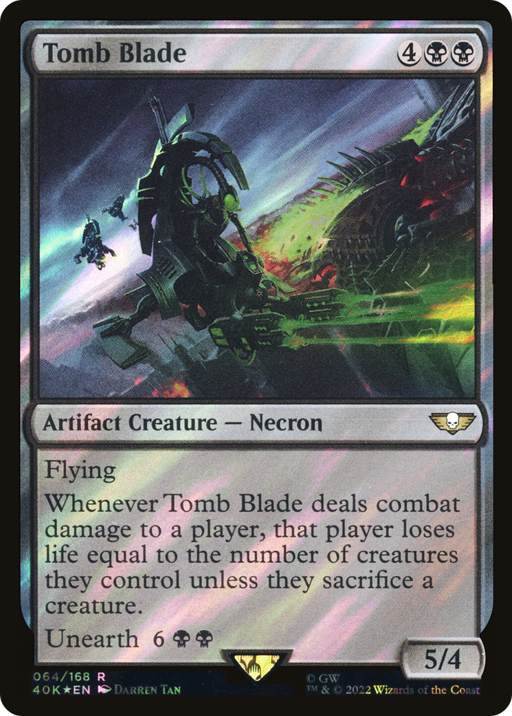 Tomb Blade (Surge Foil) [Universes Beyond: Warhammer 40,000] | Grognard Games