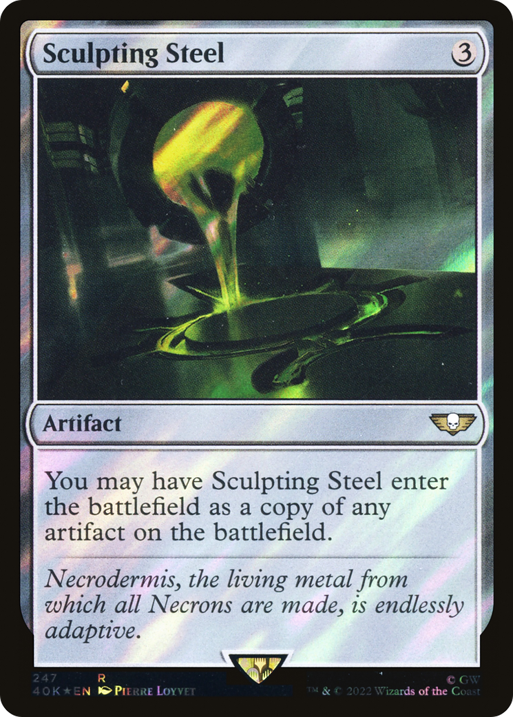 Sculpting Steel (Surge Foil) [Universes Beyond: Warhammer 40,000] | Grognard Games