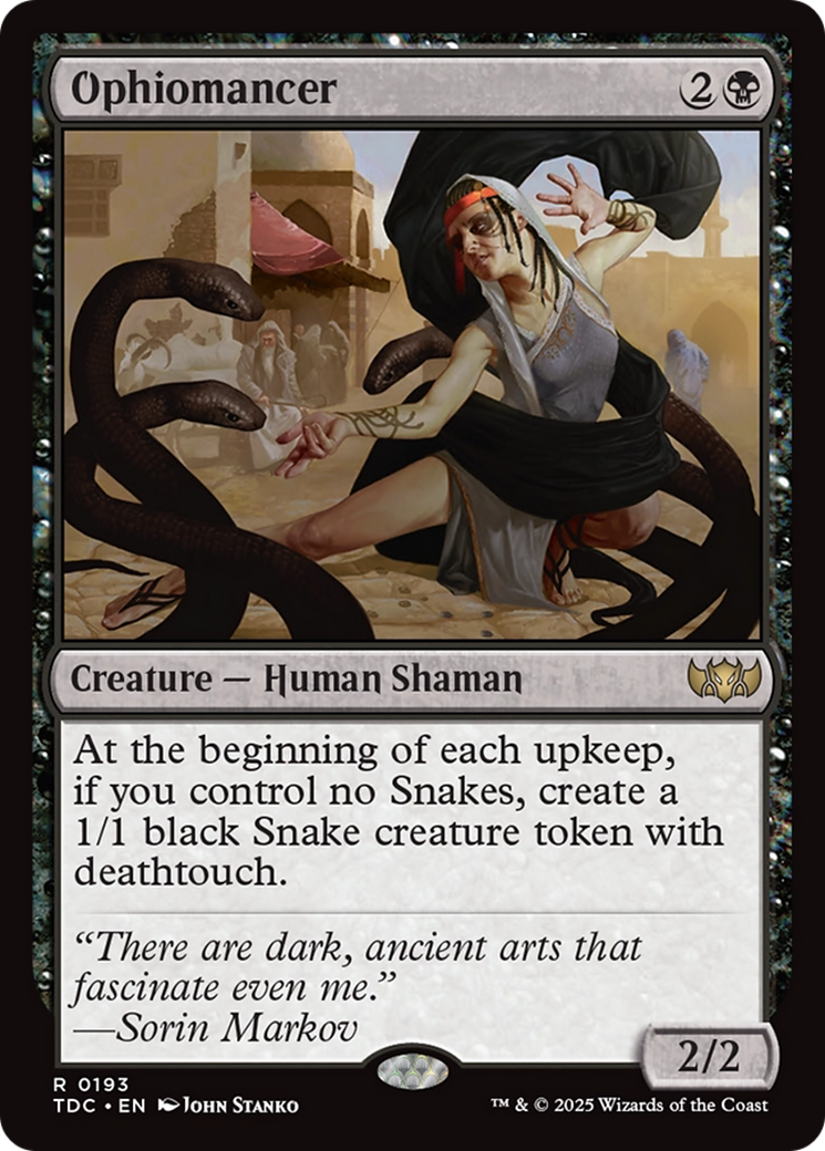 Ophiomancer [Tarkir: Dragonstorm Commander] | Grognard Games