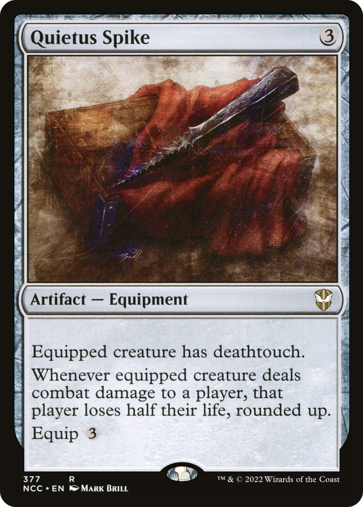 Quietus Spike [Streets of New Capenna Commander] | Grognard Games