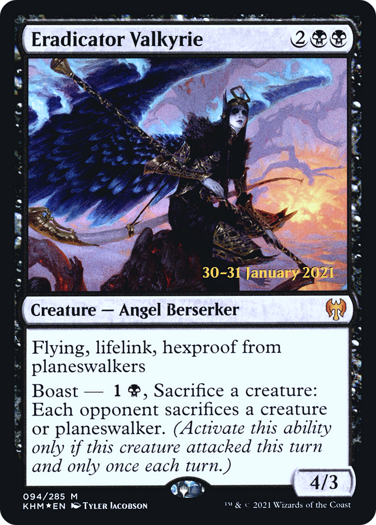 Eradicator Valkyrie [Kaldheim Prerelease Promos] | Grognard Games