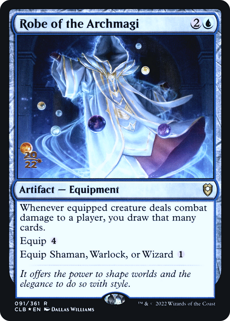 Robe of the Archmagi [Commander Legends: Battle for Baldur's Gate Prerelease Promos] | Grognard Games