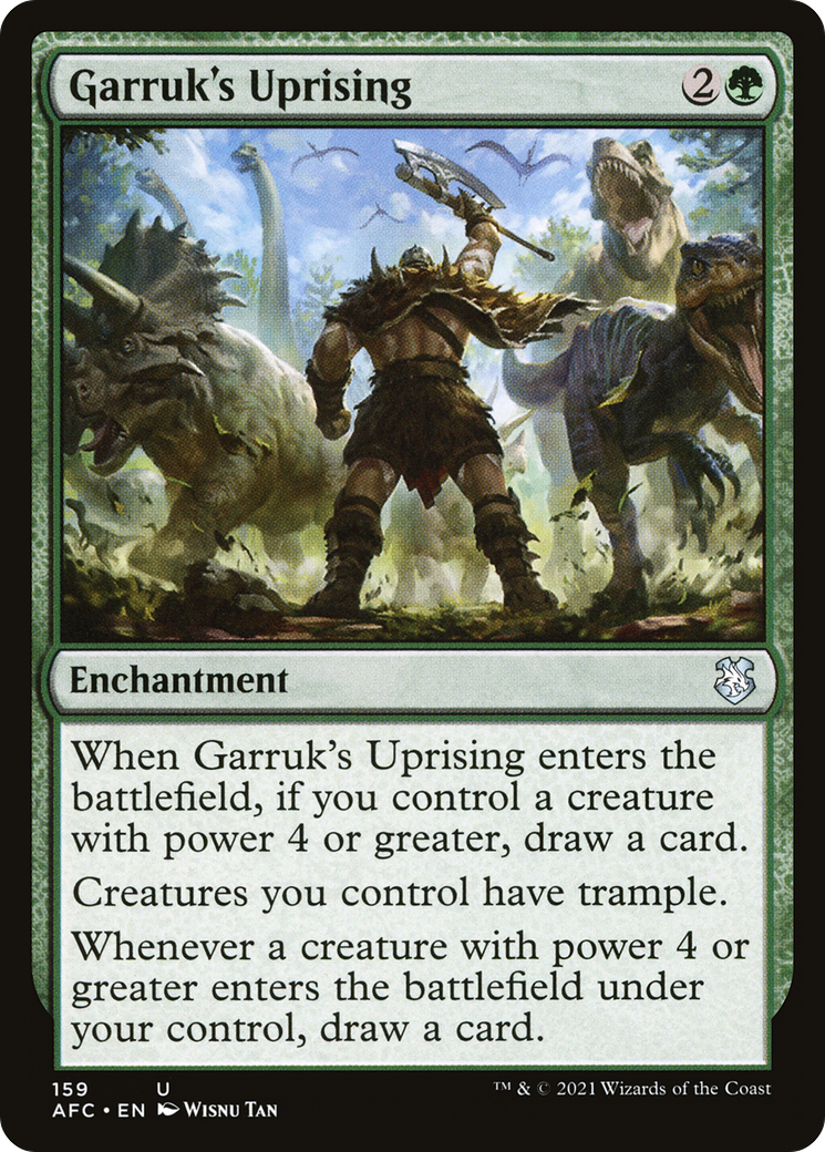 Garruk's Uprising [Dungeons & Dragons: Adventures in the Forgotten Realms Commander] | Grognard Games