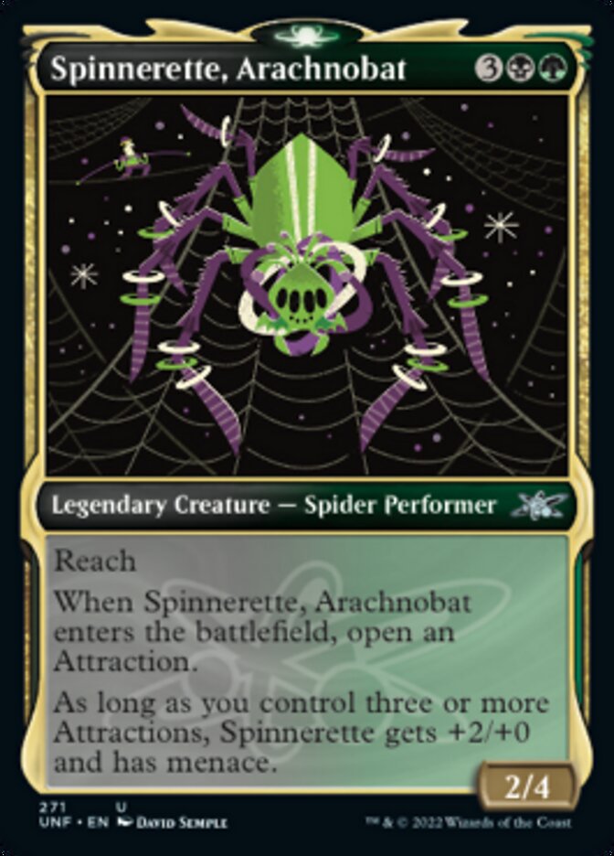 Spinnerette, Arachnobat (Showcase) [Unfinity] | Grognard Games